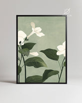 Botanical Serenity Poster Tablosu