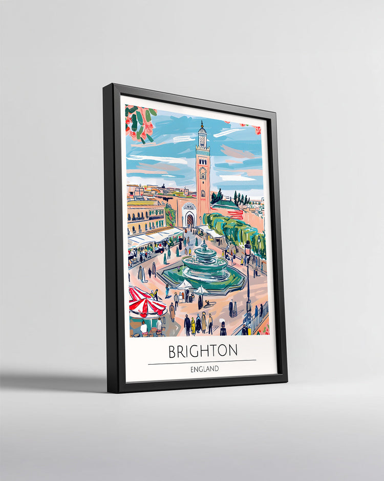 Brighton İngiltere Poster Tablosu