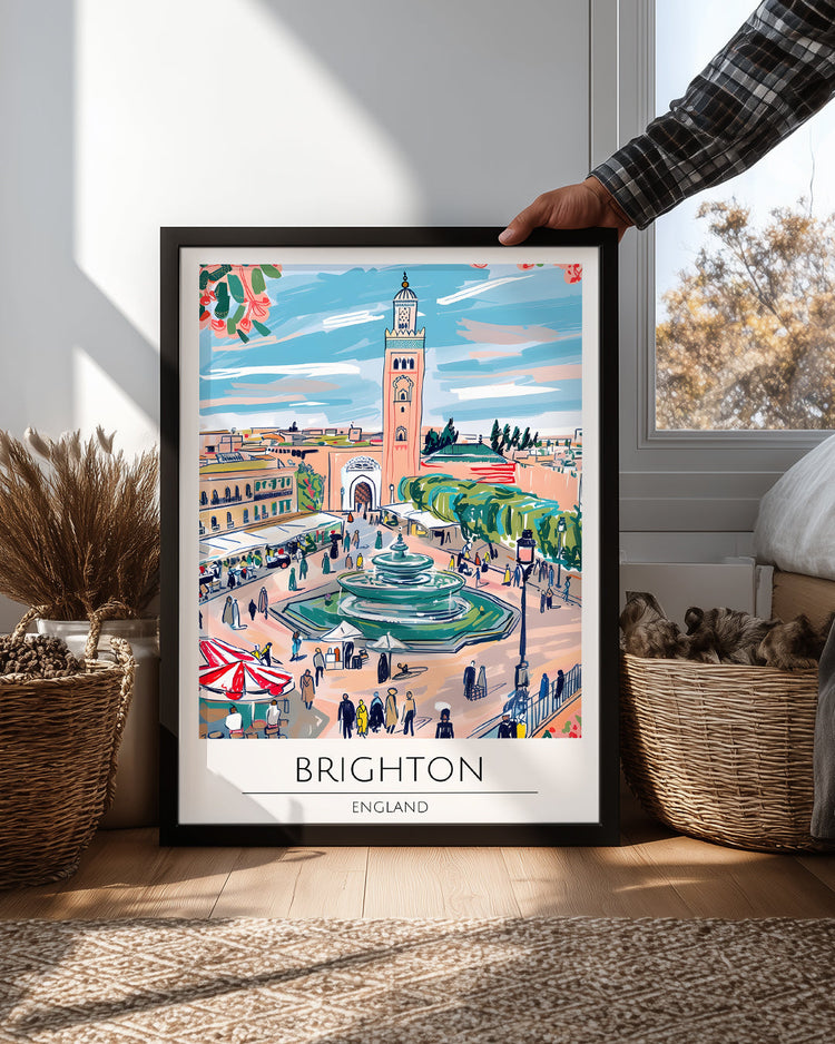 Brighton İngiltere Poster Tablosu