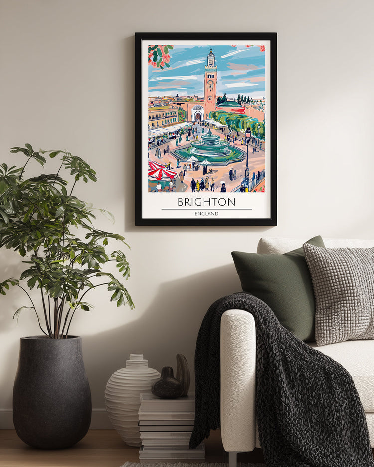 Brighton İngiltere Poster Tablosu