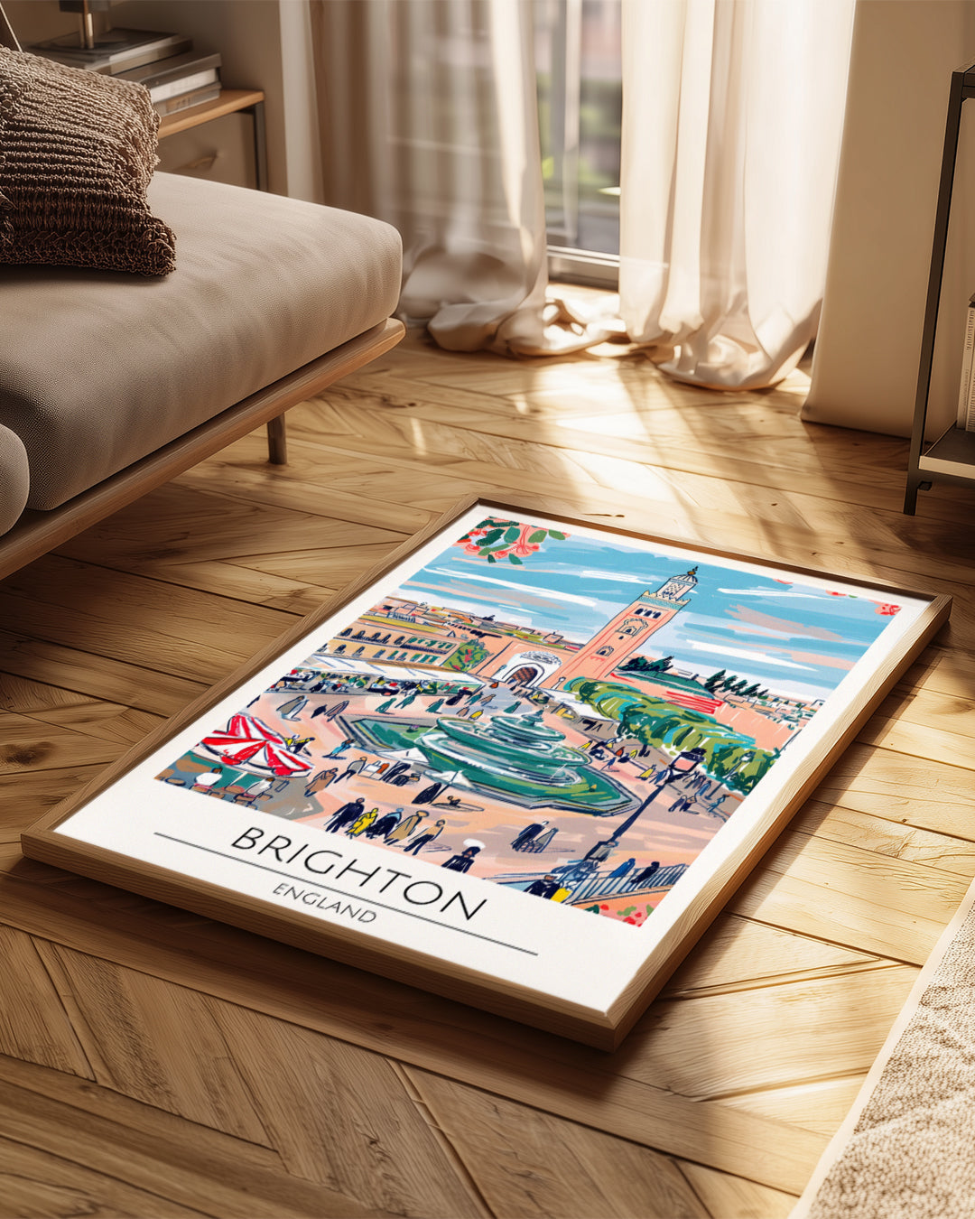 Brighton İngiltere Poster Tablosu