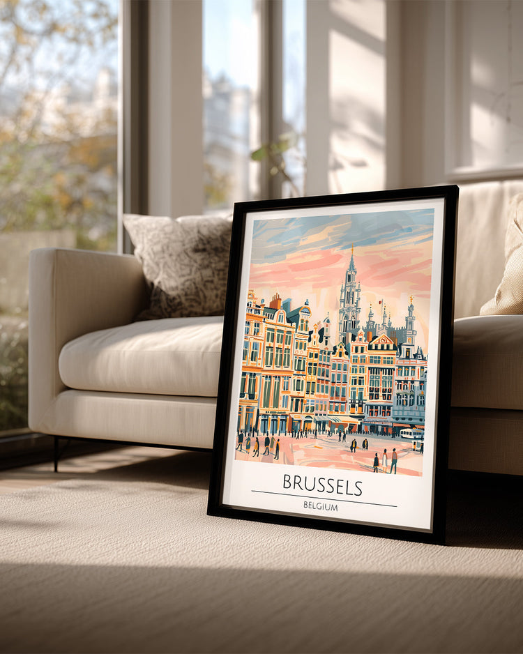 Brüksel Belçika Poster Tablosu