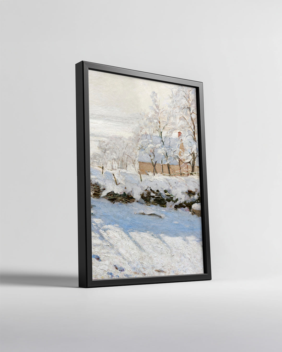 Buck In Snow Poster Tablosu