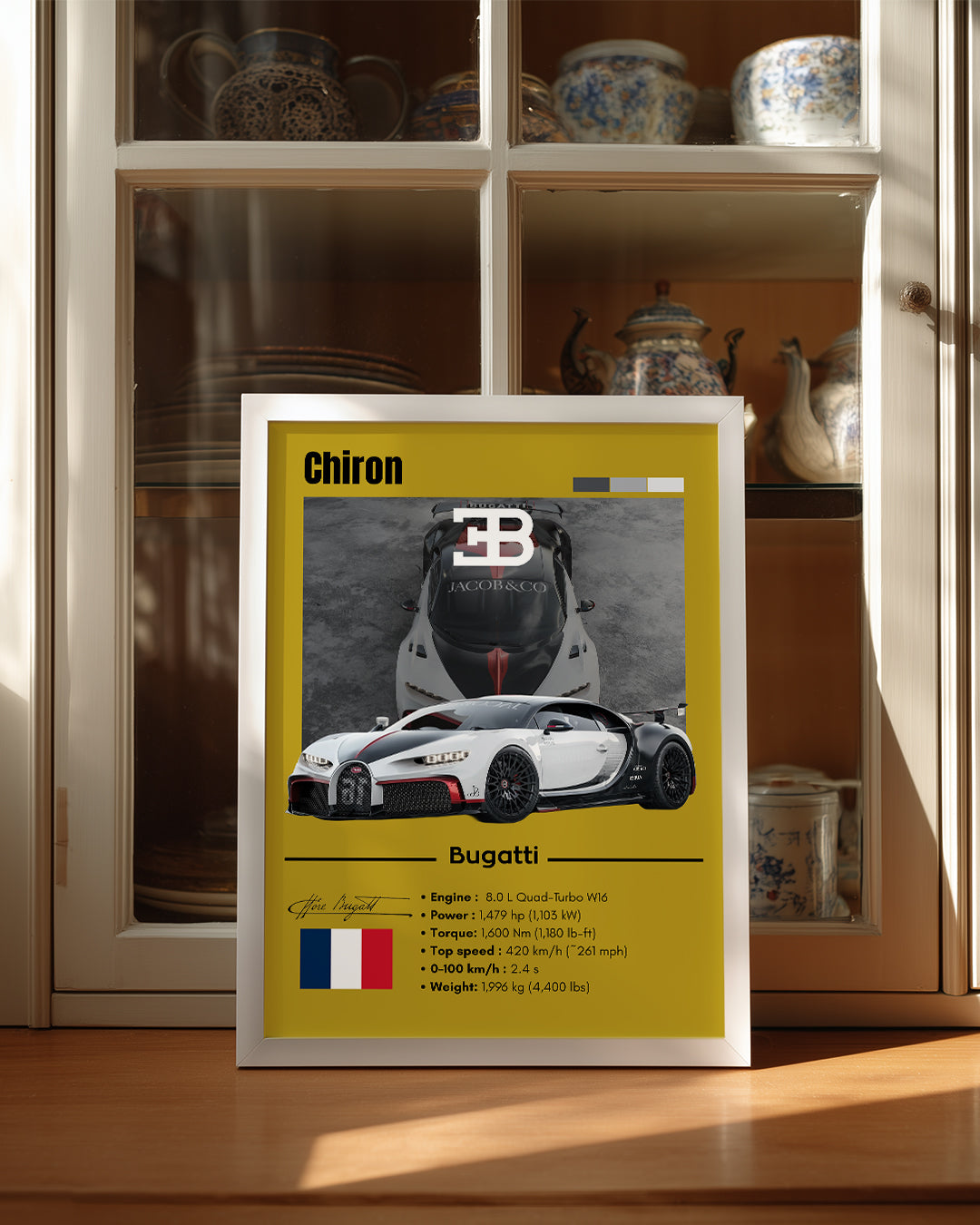 Bugatti Chiron Poster Tablosu