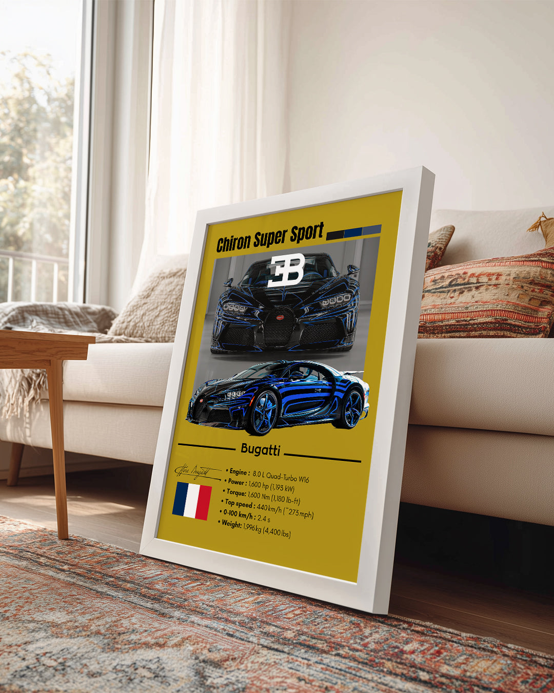 Bugatti Chiron Super Sport Poster Tablosu
