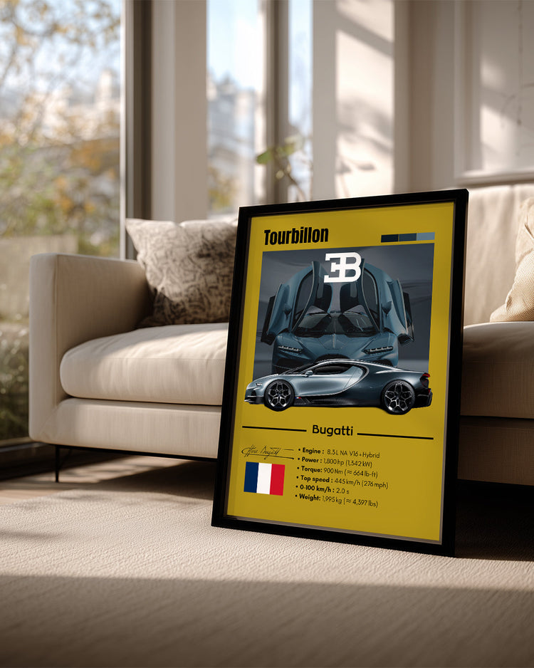 Bugatti Tourbillon Poster Tablosu