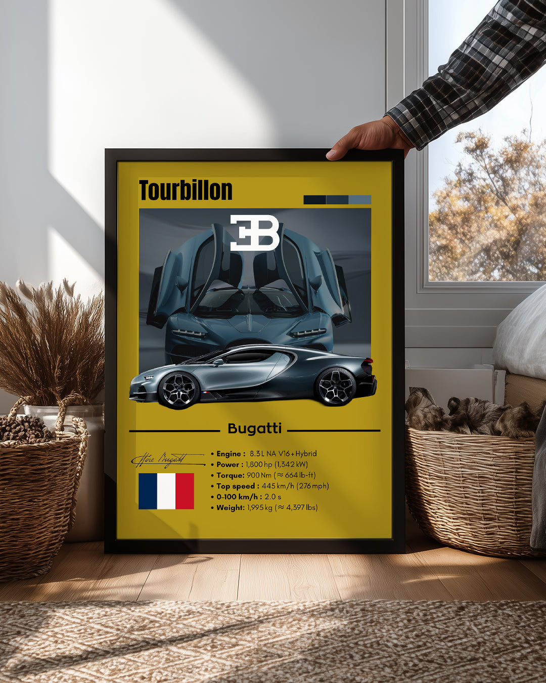 Bugatti Tourbillon Poster Tablosu