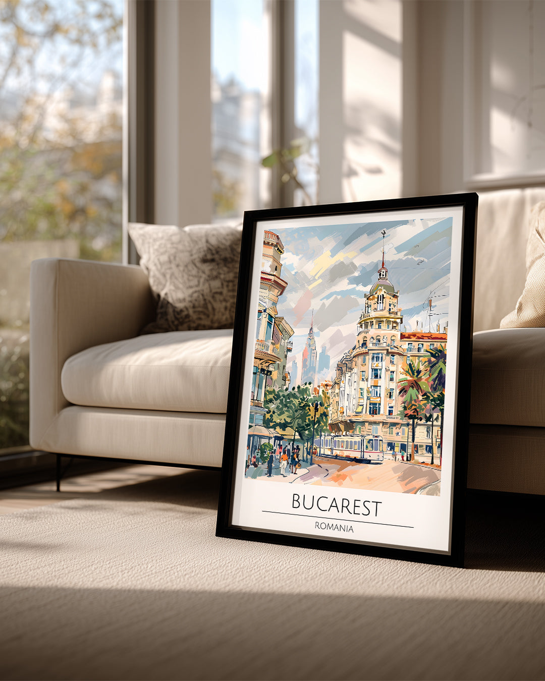 Bükreş Romanya Poster Tablosu