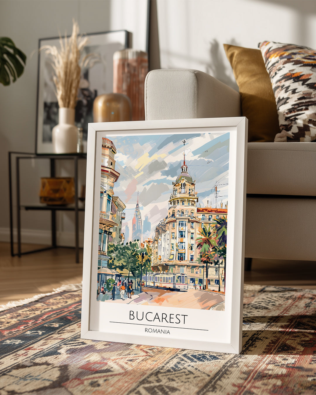 Bükreş Romanya Poster Tablosu