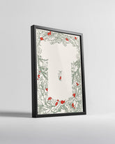 Calico Christmas Cat Poster Tablosu