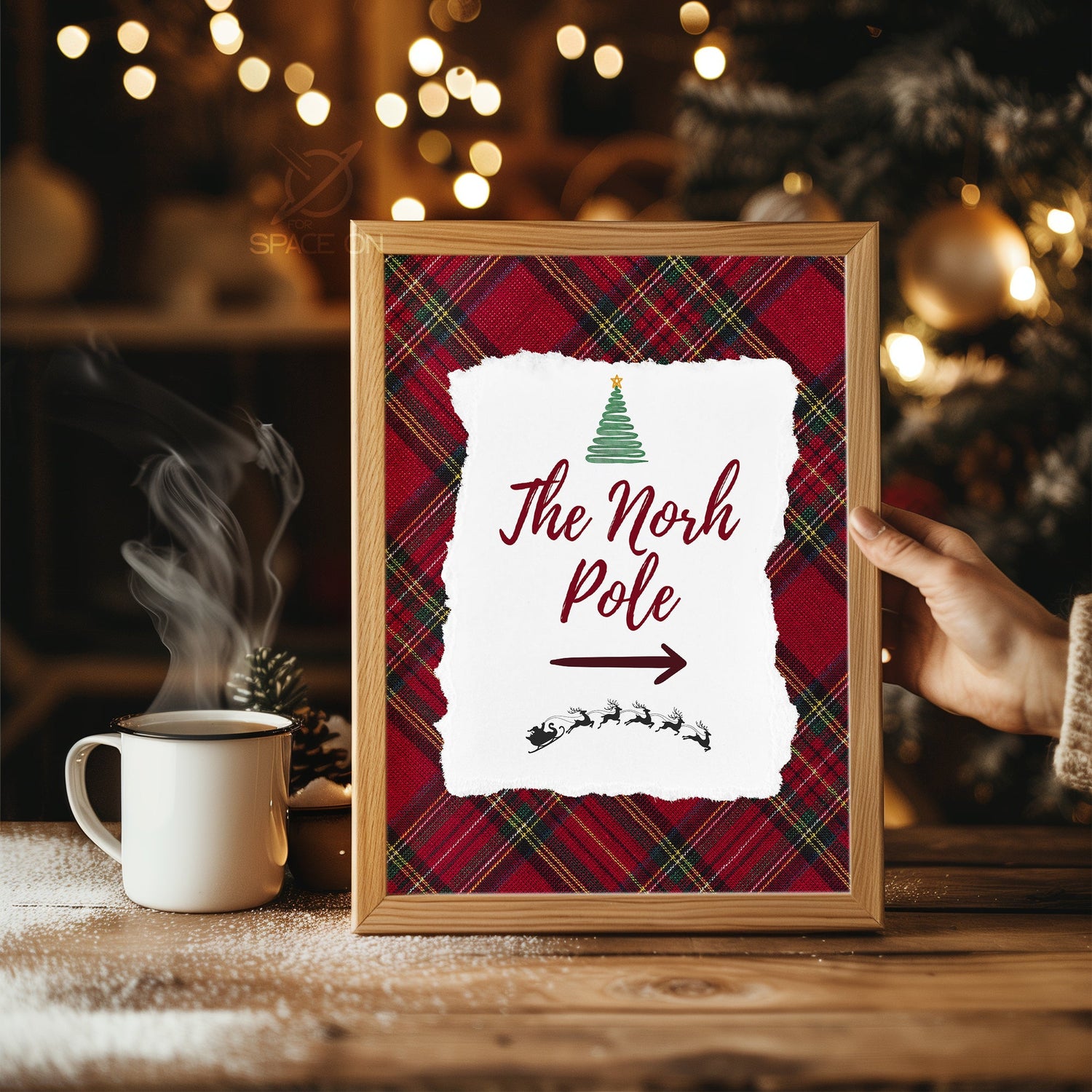 Candlelit Tree Tradition Poster Tablosu