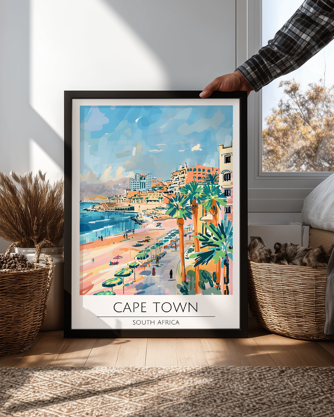 Cape Town Güney Afrika Poster Tablosu