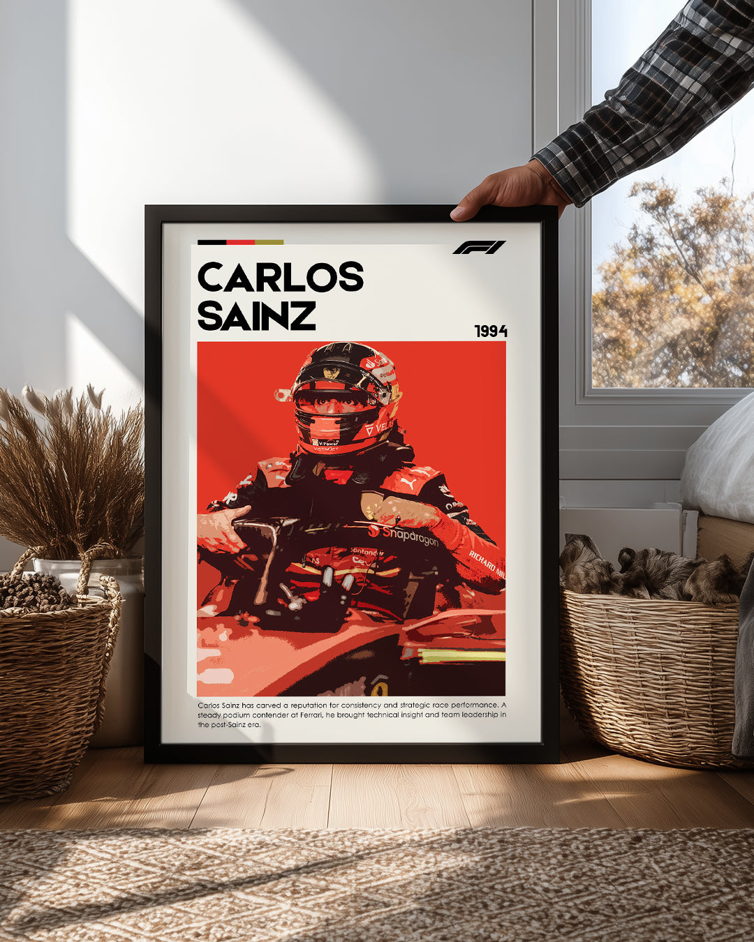 Carlos Sainz Poster Tablosu