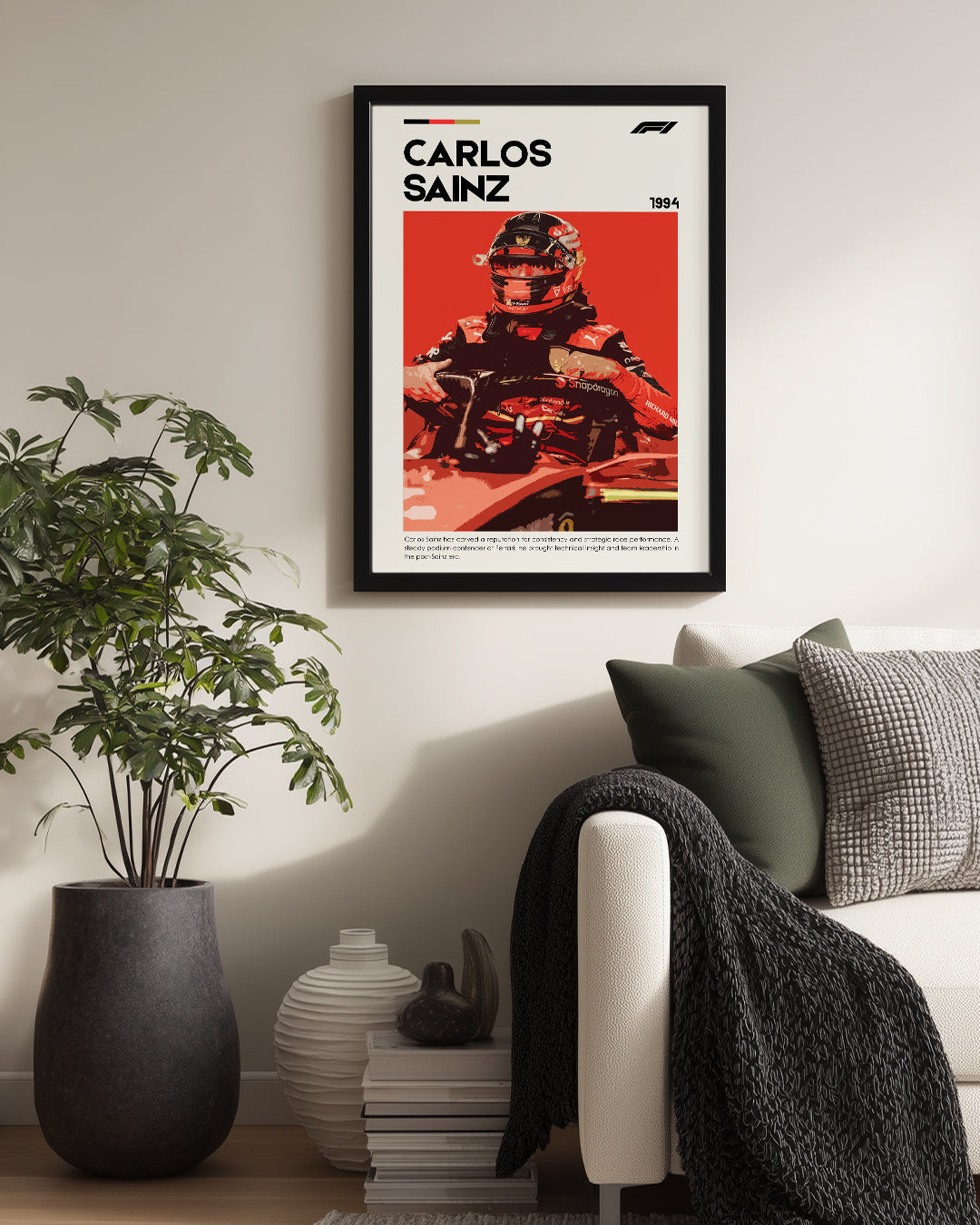 Carlos Sainz Poster Tablosu