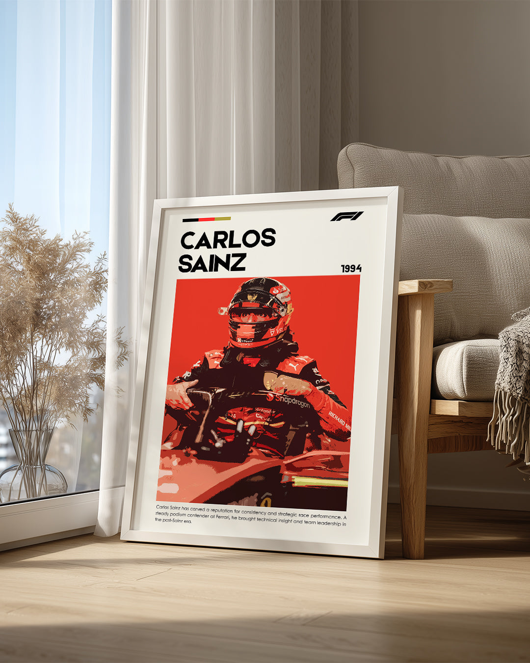 Carlos Sainz Poster Tablosu