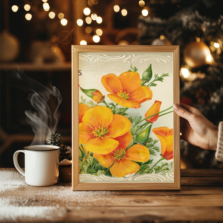 Carrot Nose Frosty Poster Tablosu