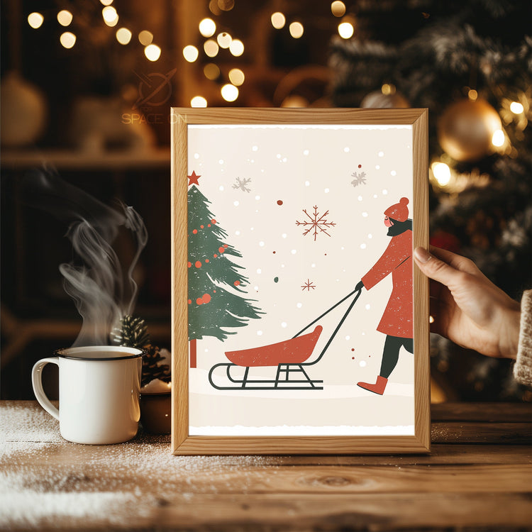 Cat By Fire Poster Tablosu