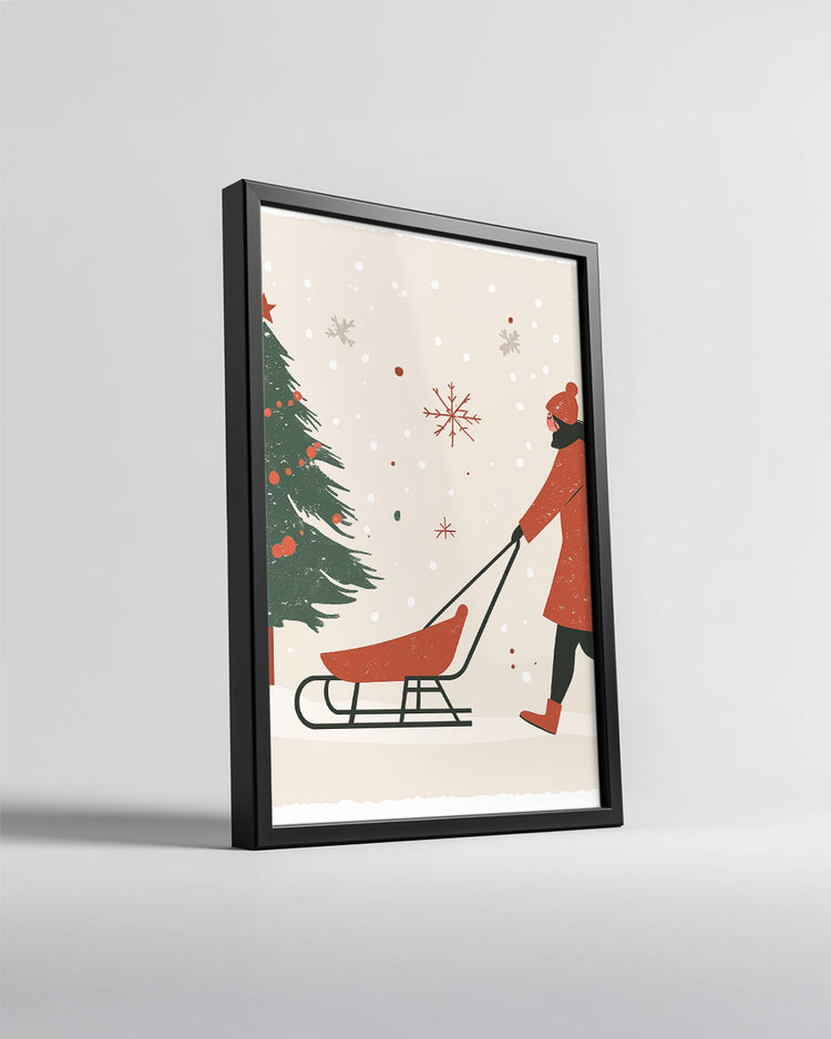 Cat By Fire Poster Tablosu