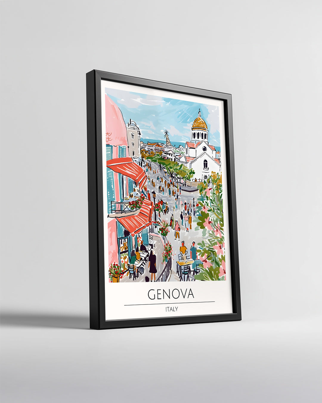 Cenova İtalya Poster Tablosu
