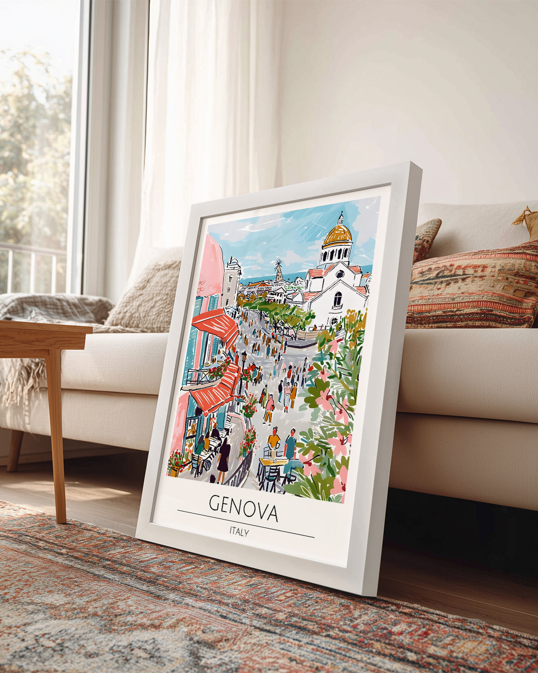 Cenova İtalya Poster Tablosu