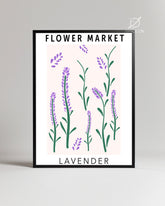 Champ Lavande Poster Tablosu