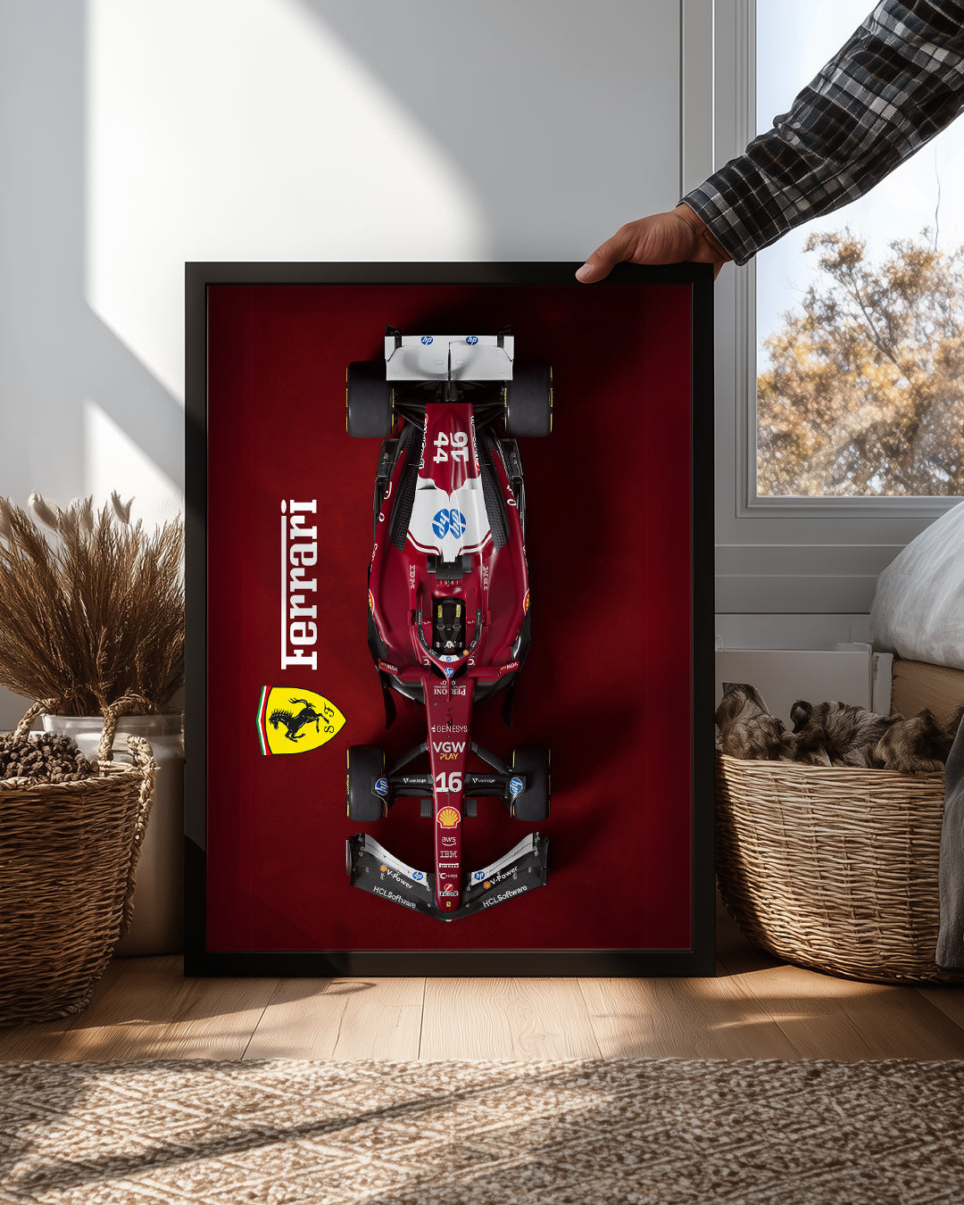 Charles Leclerc 16 Porsche Poster Tablosu