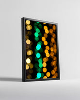 Cheerful Snowman Portrait Poster Tablosu