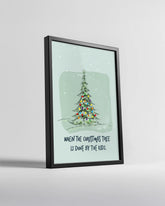 Chestnuts Roasting Quote Poster Tablosu