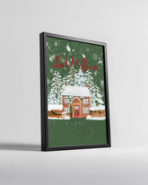 Classic Santa Portrait Poster Tablosu