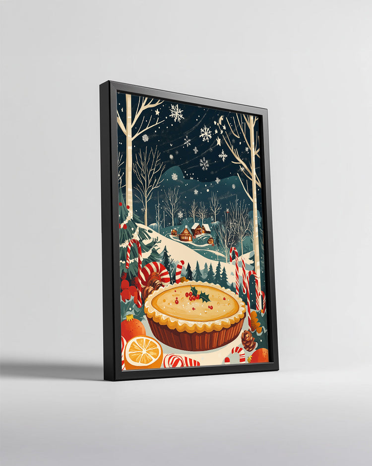 Classic Snowman Winter Poster Tablosu