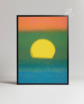 Color Sun Poster Tablosu