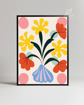 Coquille Fleur Poster Tablosu