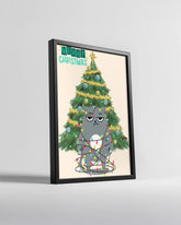 Country Snowman Art Poster Tablosu