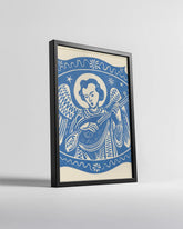 Cozy Fireplace Scene Poster Tablosu