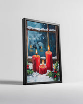 Crystal Christmas Decorations Poster Tablosu