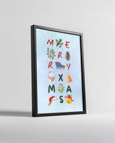 Crystalline Snow Art Poster Tablosu