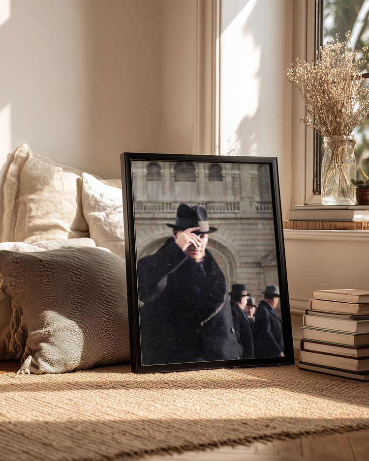 Cumhuriyetin Temeli: Şapkalı Atatürk Poster Tablosu