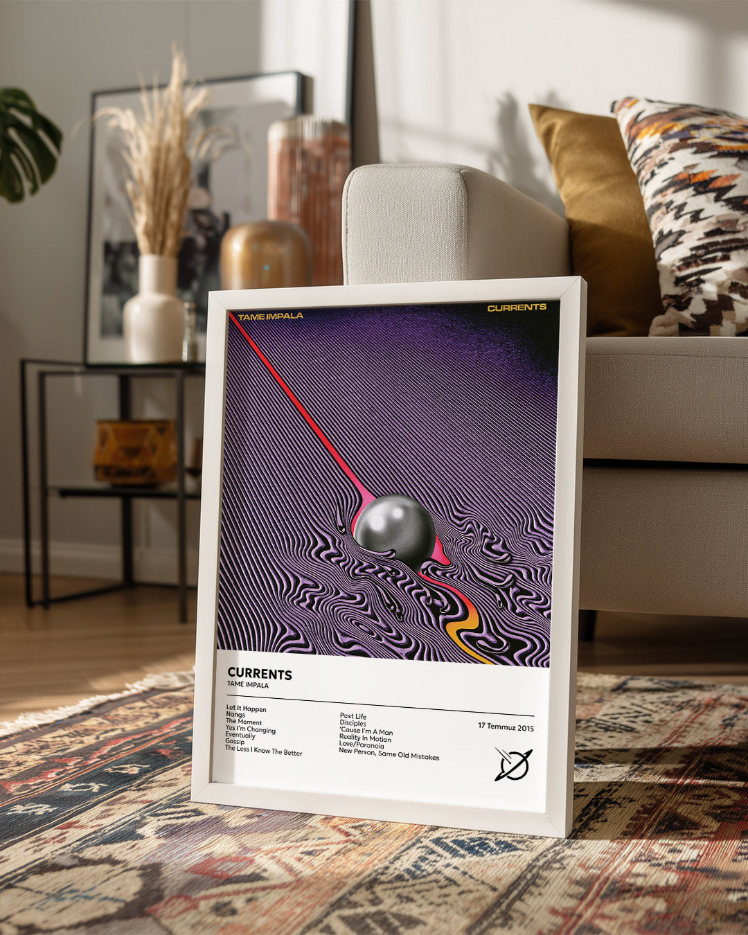 Currents - Tame Impala Poster Tablosu