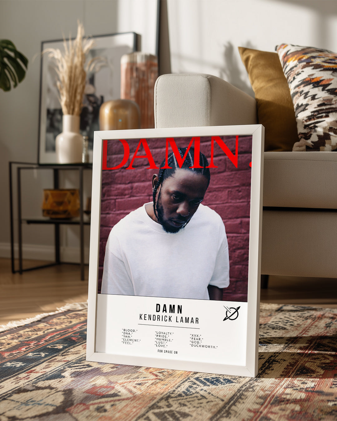 DAMN - Kendrick Lamar Poster Tablosu