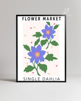 Dahlia Violet Poster Tablosu