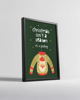 Dancing Reindeer Joy Poster Tablosu