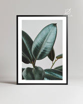 Dark Leaf Poster Tablosu