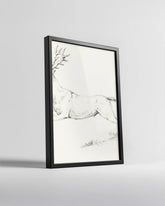 Dark Winter Forest Poster Tablosu