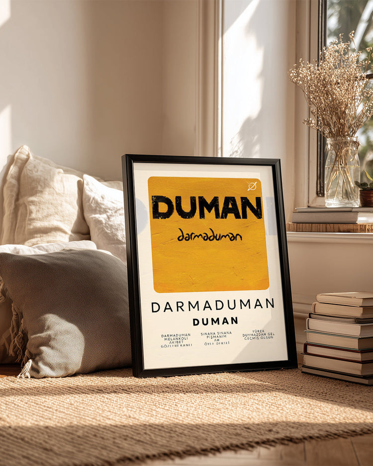 Darmaduman - Duman Poster Tablosu
