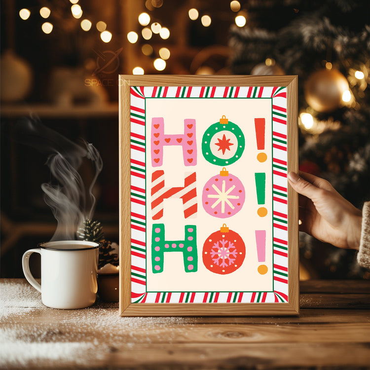 Deer Winter Forest Poster Tablosu