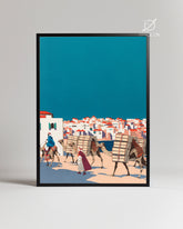 Desert Camel Poster Tablosu