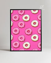 Donut Pop Poster Tablosu
