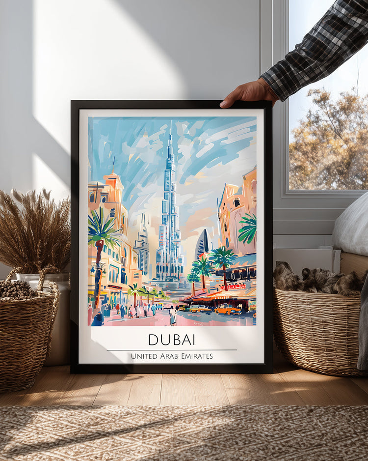 Dubai Birleşik Arap Emirlikleri Poster Tablosu
