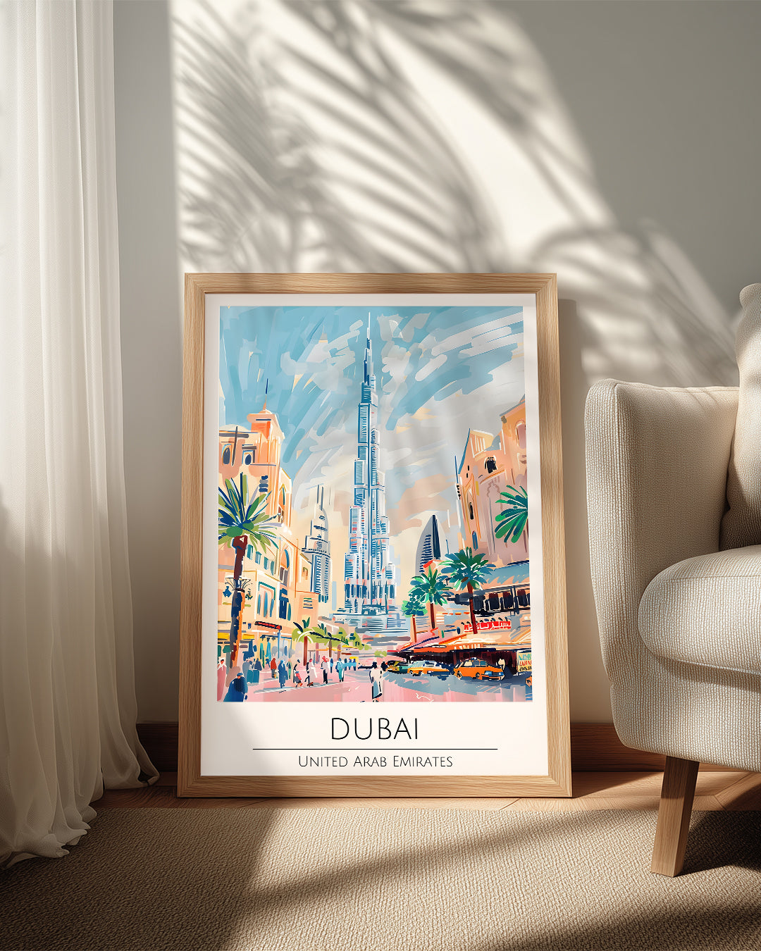 Dubai Birleşik Arap Emirlikleri Poster Tablosu