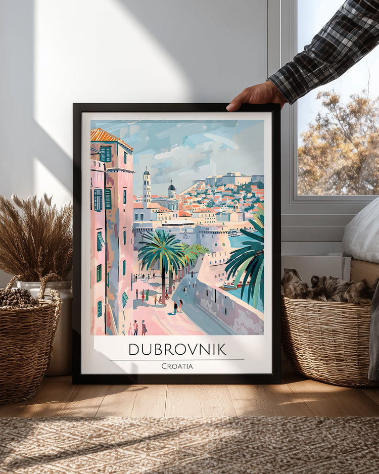 Dubrovnik Hırvatistan Poster Tablosu
